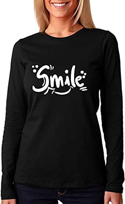 تيشيرت Smile مطبوع